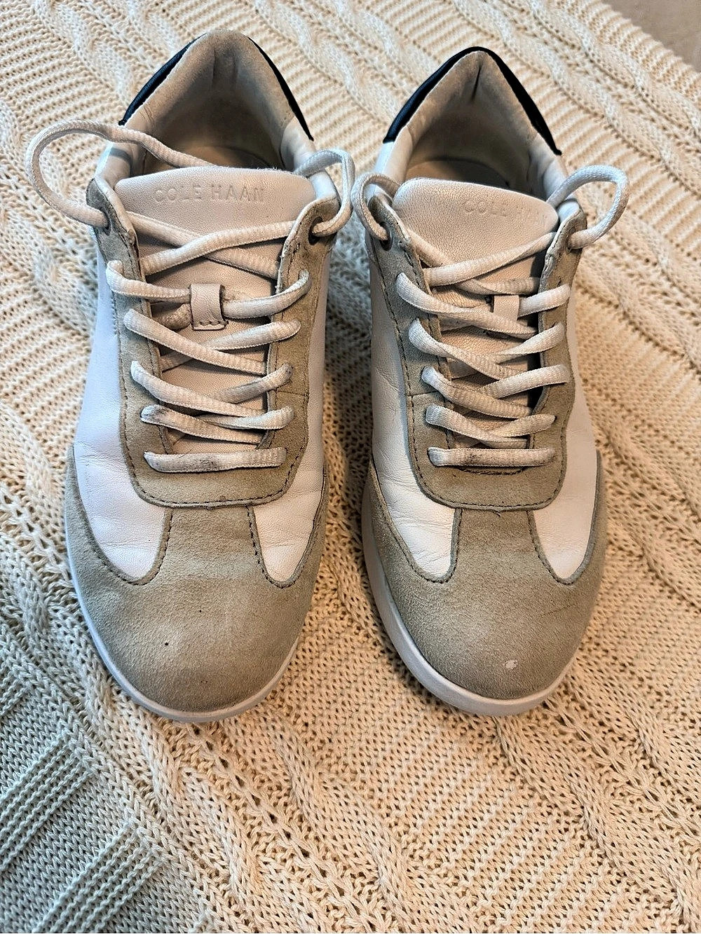 Cole Haan GrandPrø Rally Court Sneaker White & Gray US size 6.5